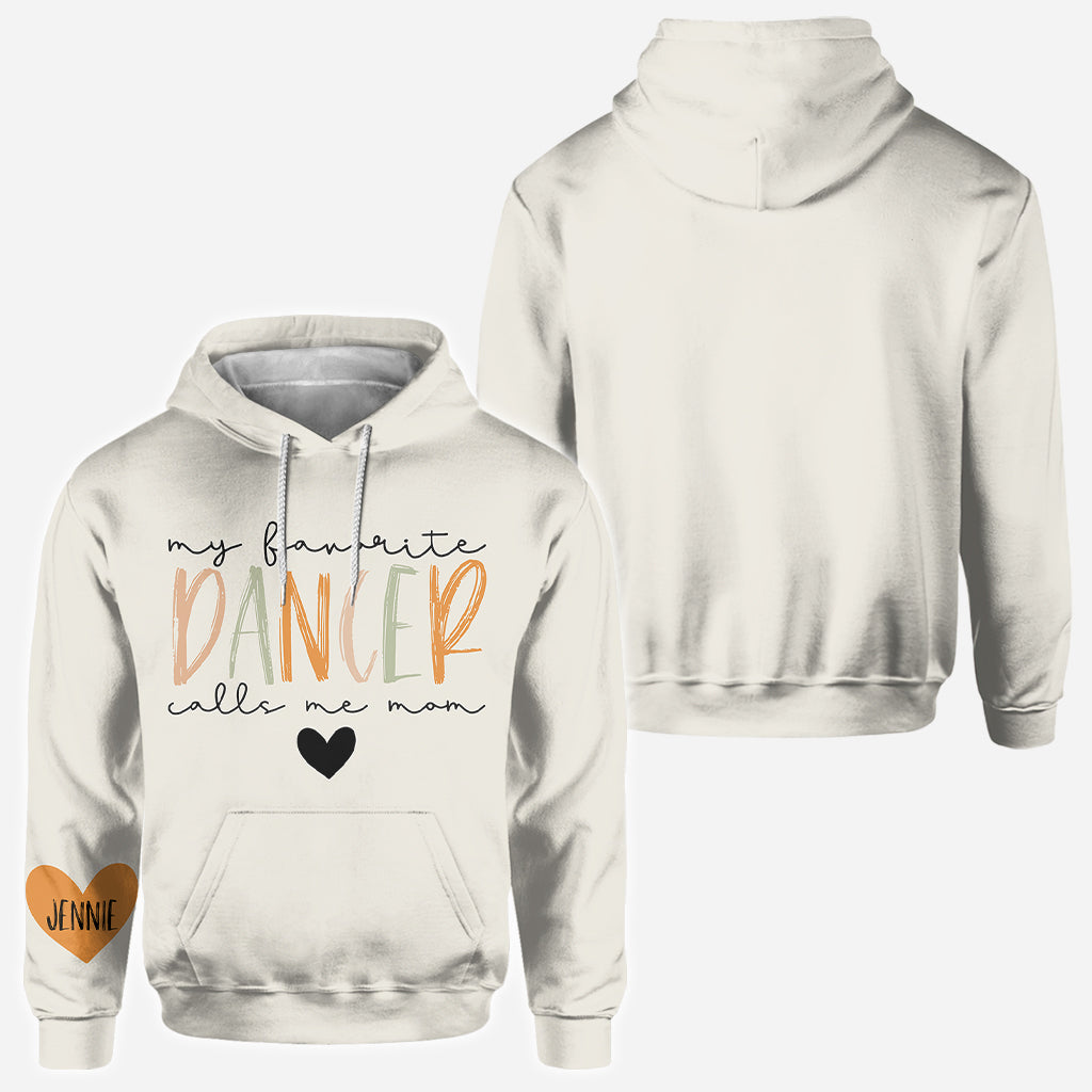 Meine Lieblingstänzerin nennt mich Mama – Personalisiertes Ballett-Shirt mit jedem Namen