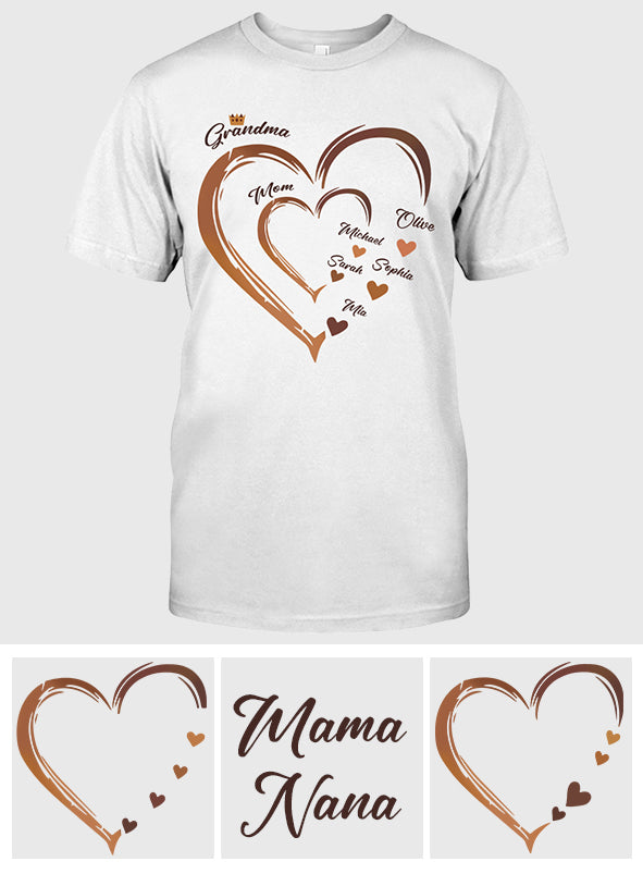 Omas Liebling – Personalisiertes T-Shirt und Hoodie für Afroamerikaner
