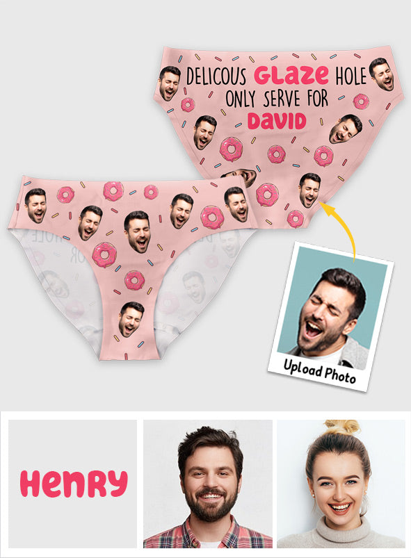 Nur für Sie da – personalisierte Damen-Pärchenslips