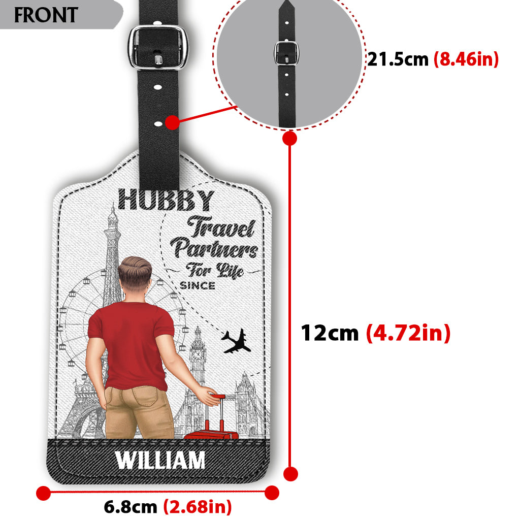 Reisepartner fürs Leben – Personalisierter Reisegepäckanhänger aus Leder