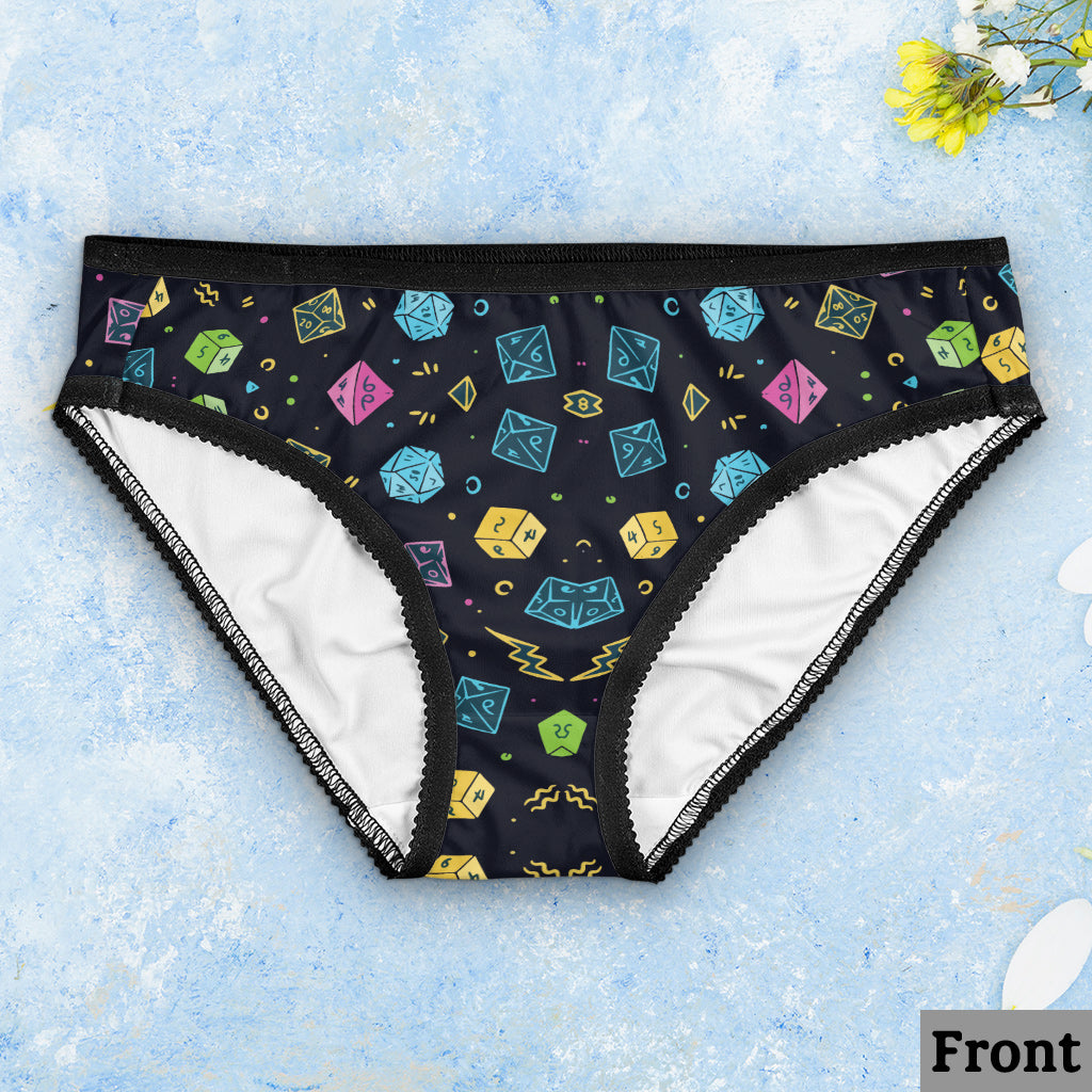 Sleeping With The DM – Personalisierte RPG-Slips mit Spitzenbordüre für Damen und Herren (Boxershorts)