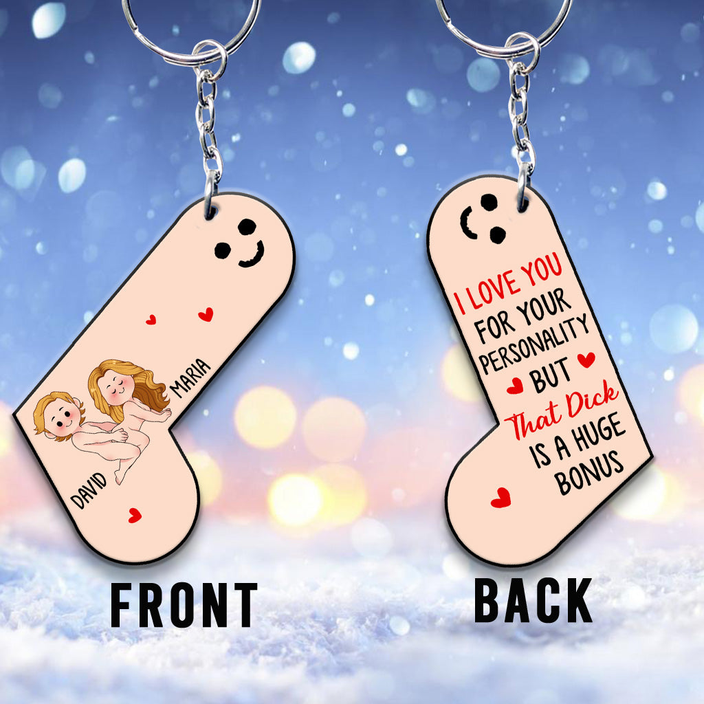 A Huge Bonus - Personalized Couple Keychain