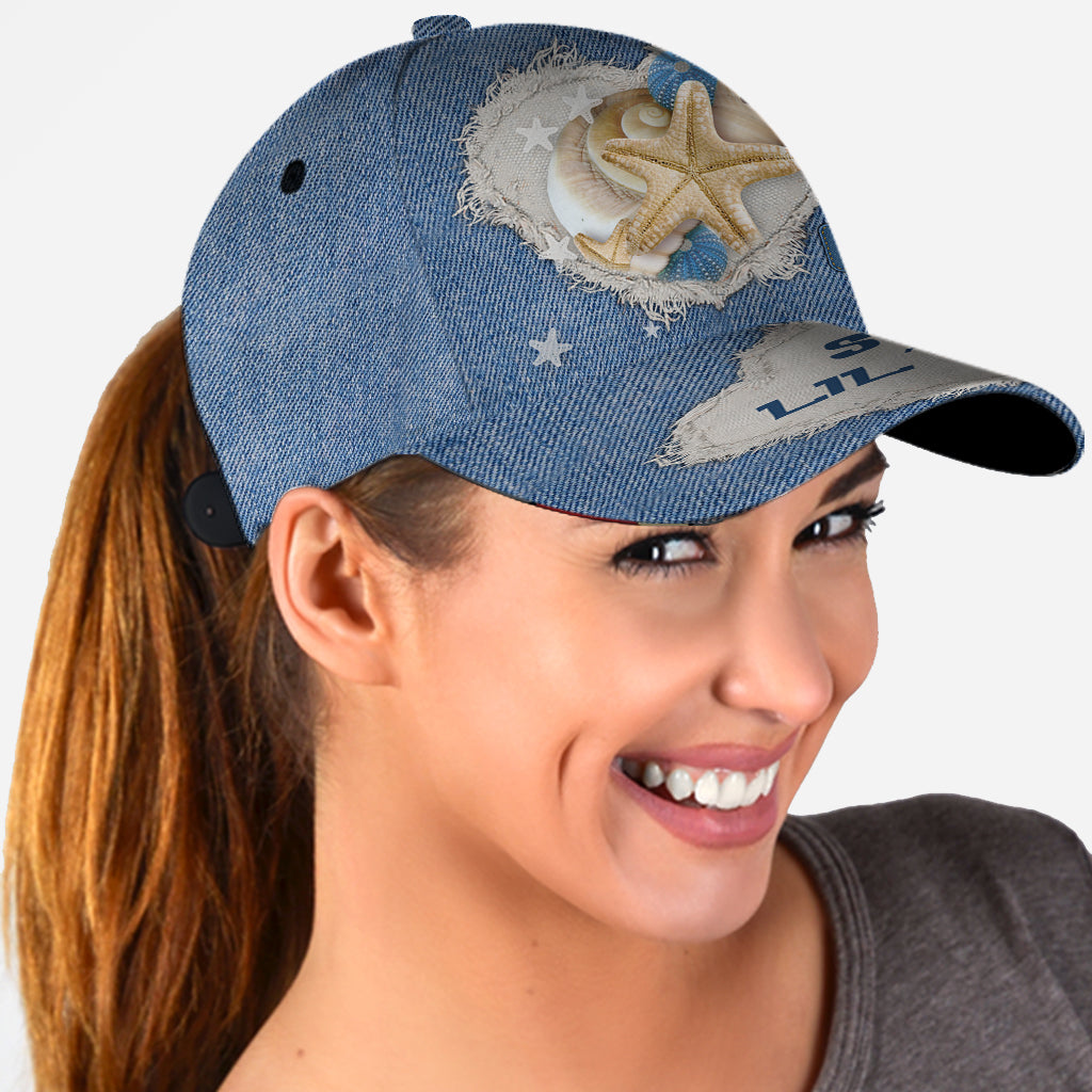 Salty Lil Beach - Personalisierte Sea Lover Classic Cap