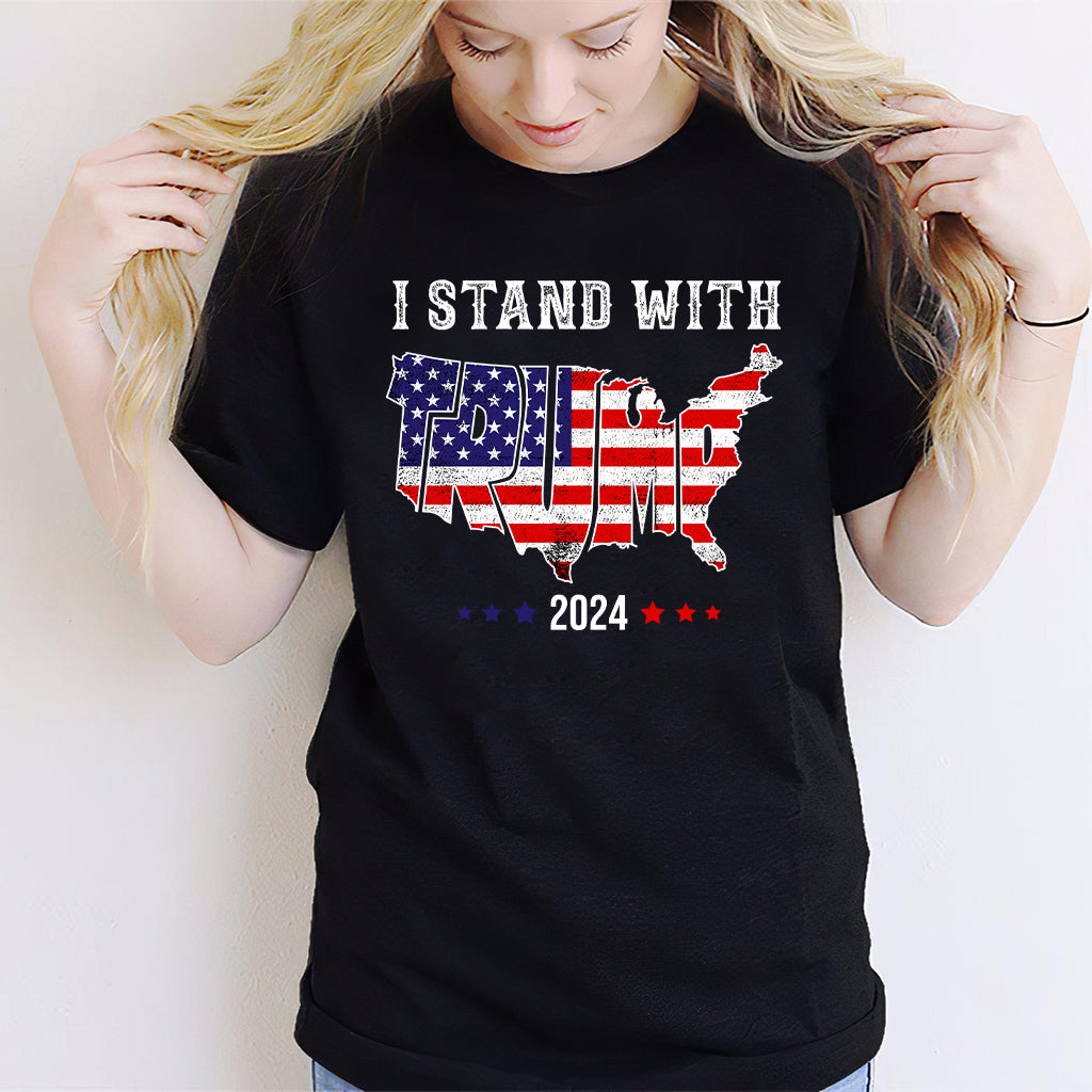 Ich stehe zu Trump – T-Shirt und Hoodie
