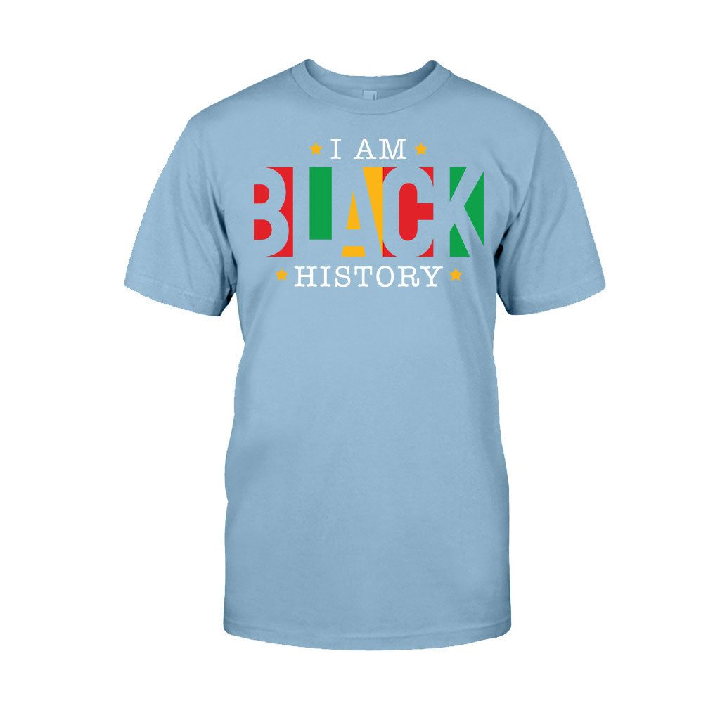 I Am Black History - Personalized African American T-shirt And Hoodie