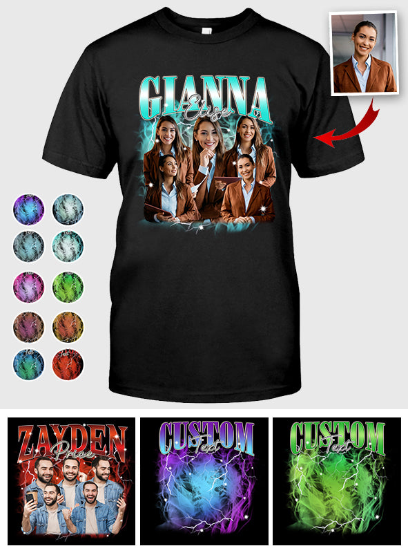 Individueller Text und Fotos – das perfekte Geschenk für jeden Anlass – personalisiertes T-Shirt und Hoodie