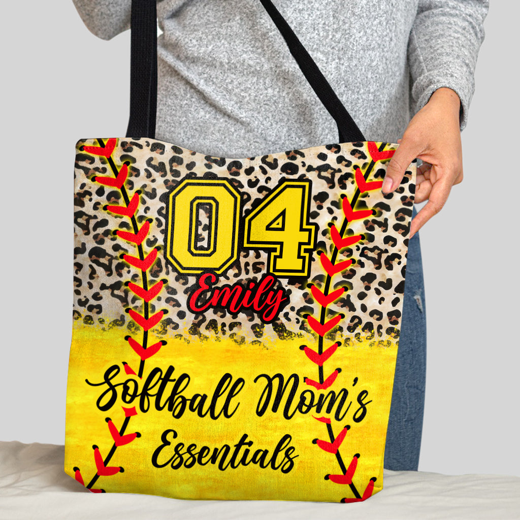 Alles für Softball-Mamas – Personalisierte Softball-Tragetasche
