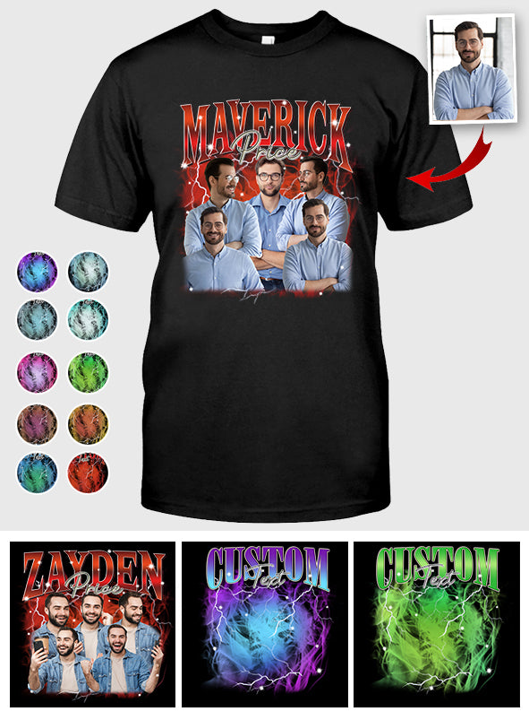 Individueller Text und Fotos – das perfekte Geschenk für jeden Anlass – personalisiertes T-Shirt und Hoodie
