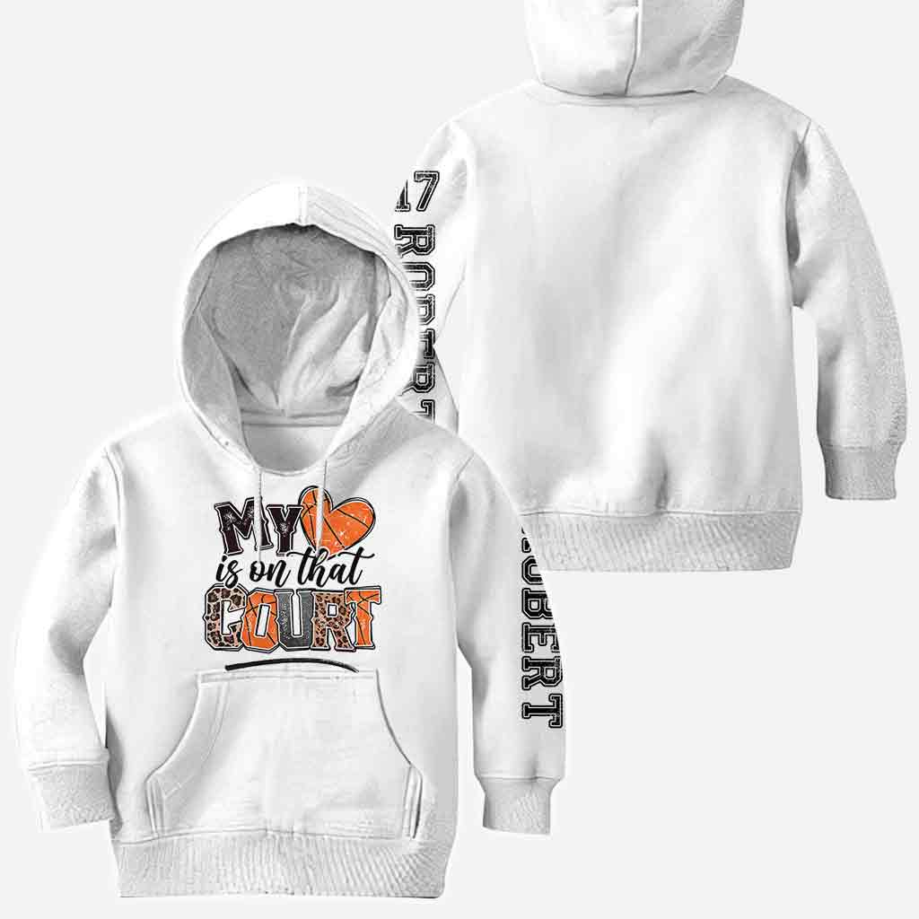 Mein Herz schlägt für diesen Basketballplatz – Personalisiertes Basketball-Shirt