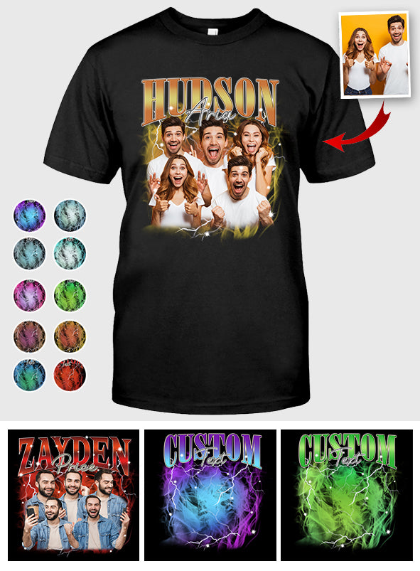 Individueller Text und Fotos – das perfekte Geschenk für jeden Anlass – personalisiertes T-Shirt und Hoodie