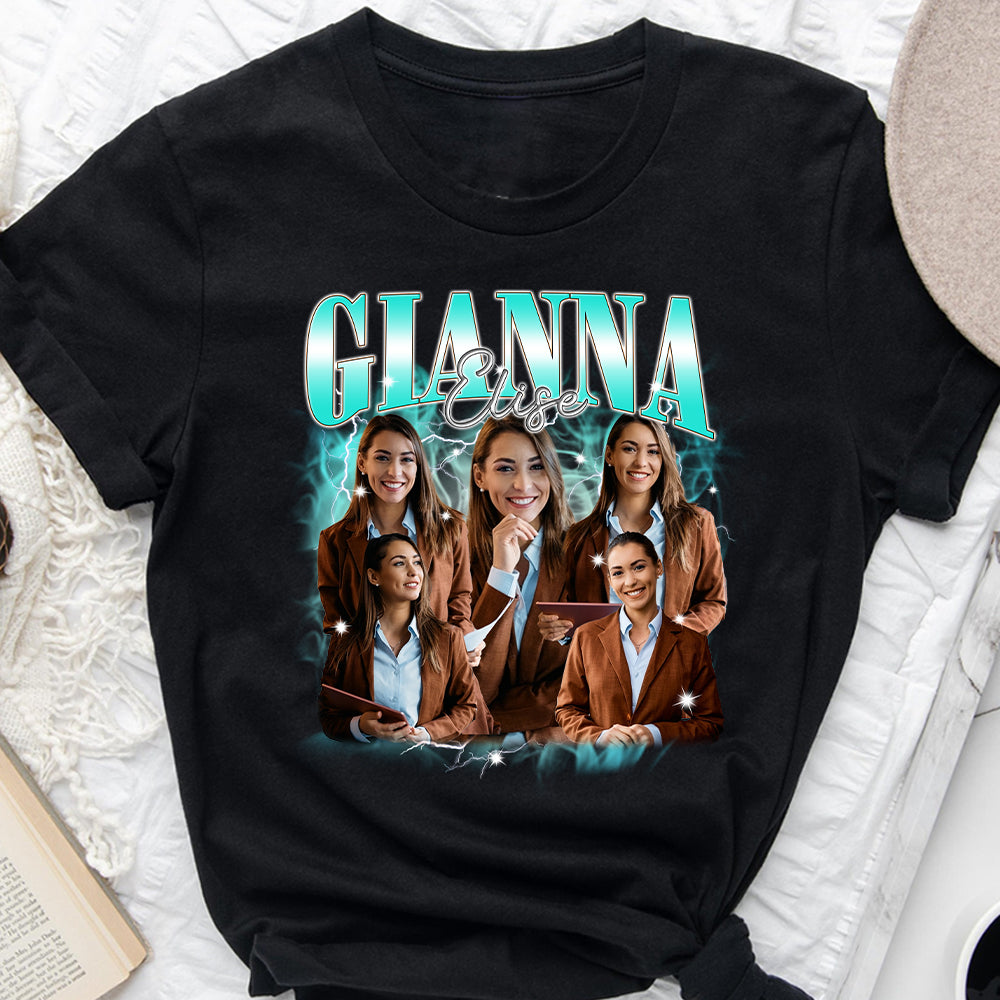 Individueller Text und Fotos – das perfekte Geschenk für jeden Anlass – personalisiertes T-Shirt und Hoodie