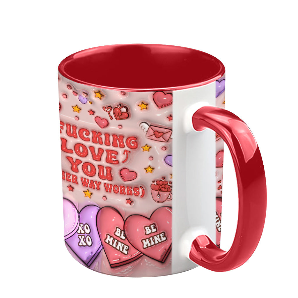 Ich liebe dich – Personalisierte Tasse für Paare
