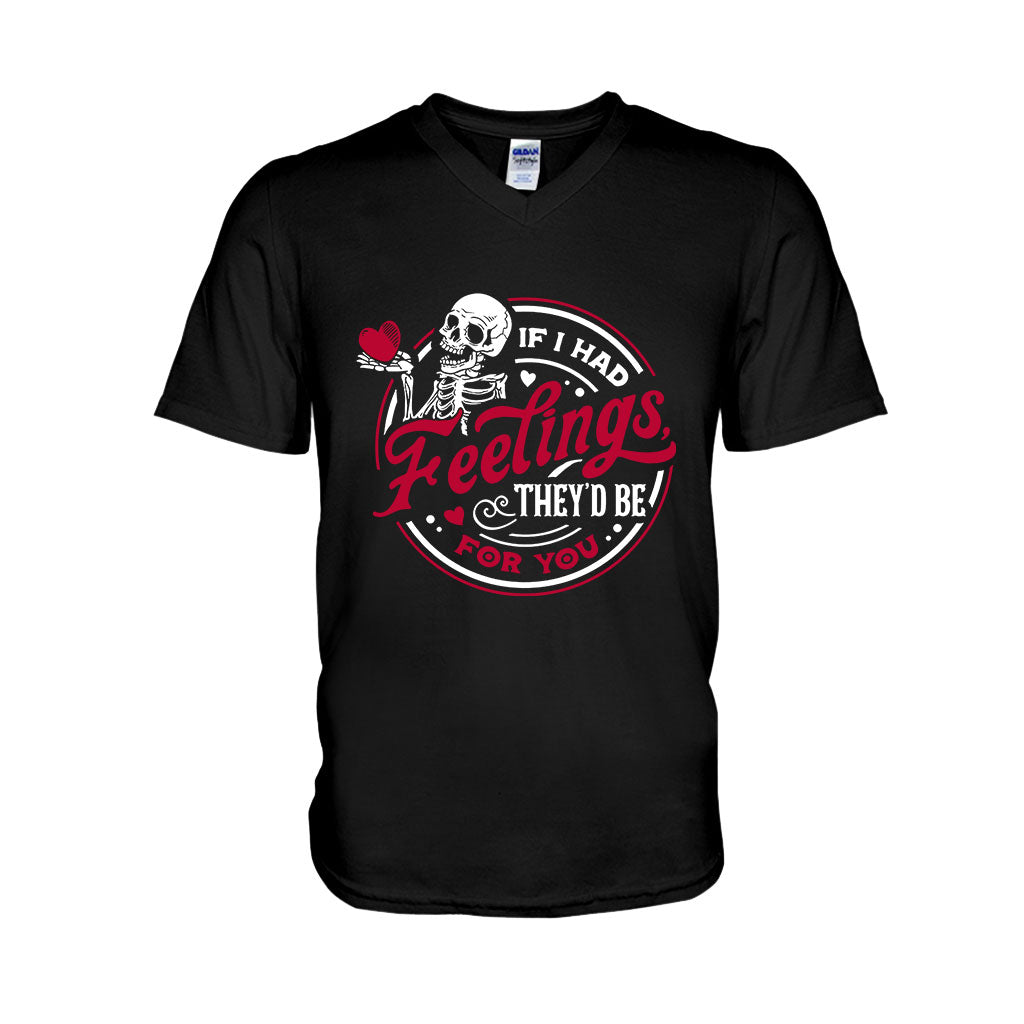 Wenn ich Gefühle für dich hätte – Partner-T-Shirt und Hoodie