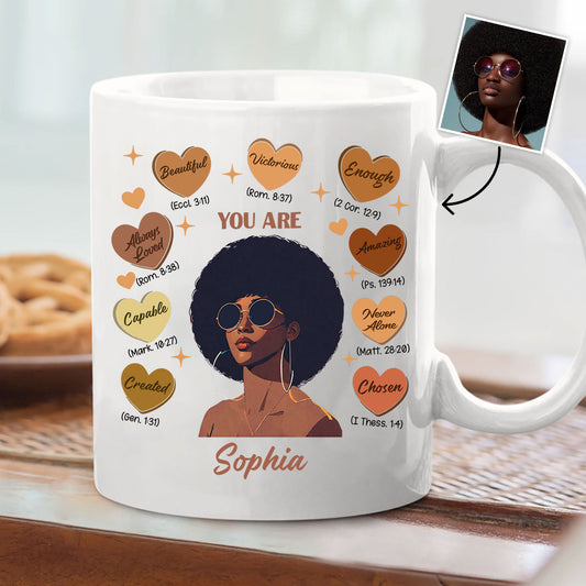 Gott sagte, du seist es – Personalisierte Tasse für Afroamerikaner