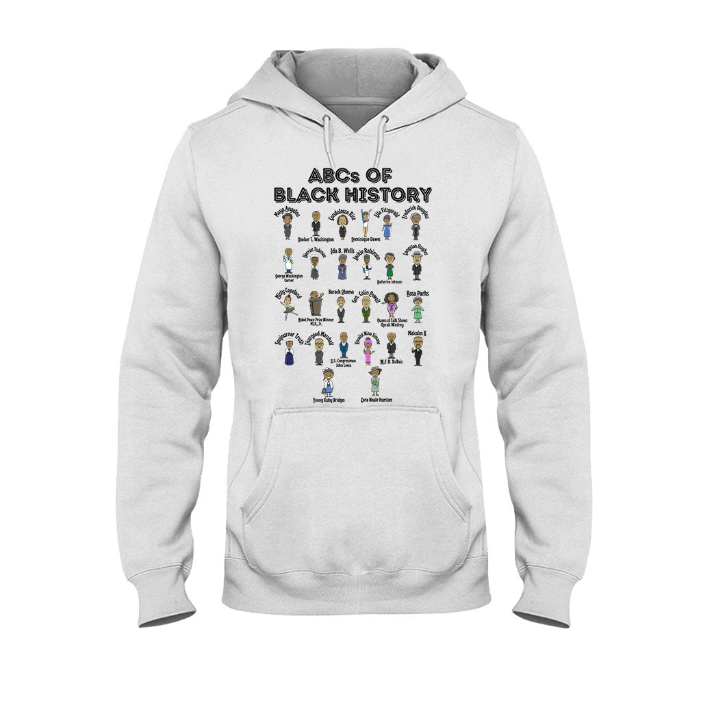 ABCs der schwarzen Geschichte – Personalisiertes T-Shirt und Hoodie für Afroamerikaner