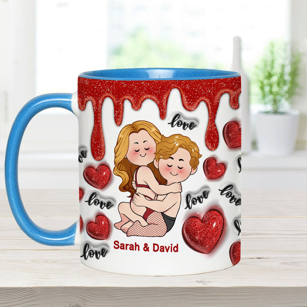 Ich liebe dich – Personalisierte Tasse für Paare