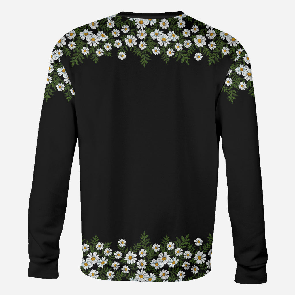 First Mom Now Grandma Bear Daisy - Personalized Grandma All Over Shirt