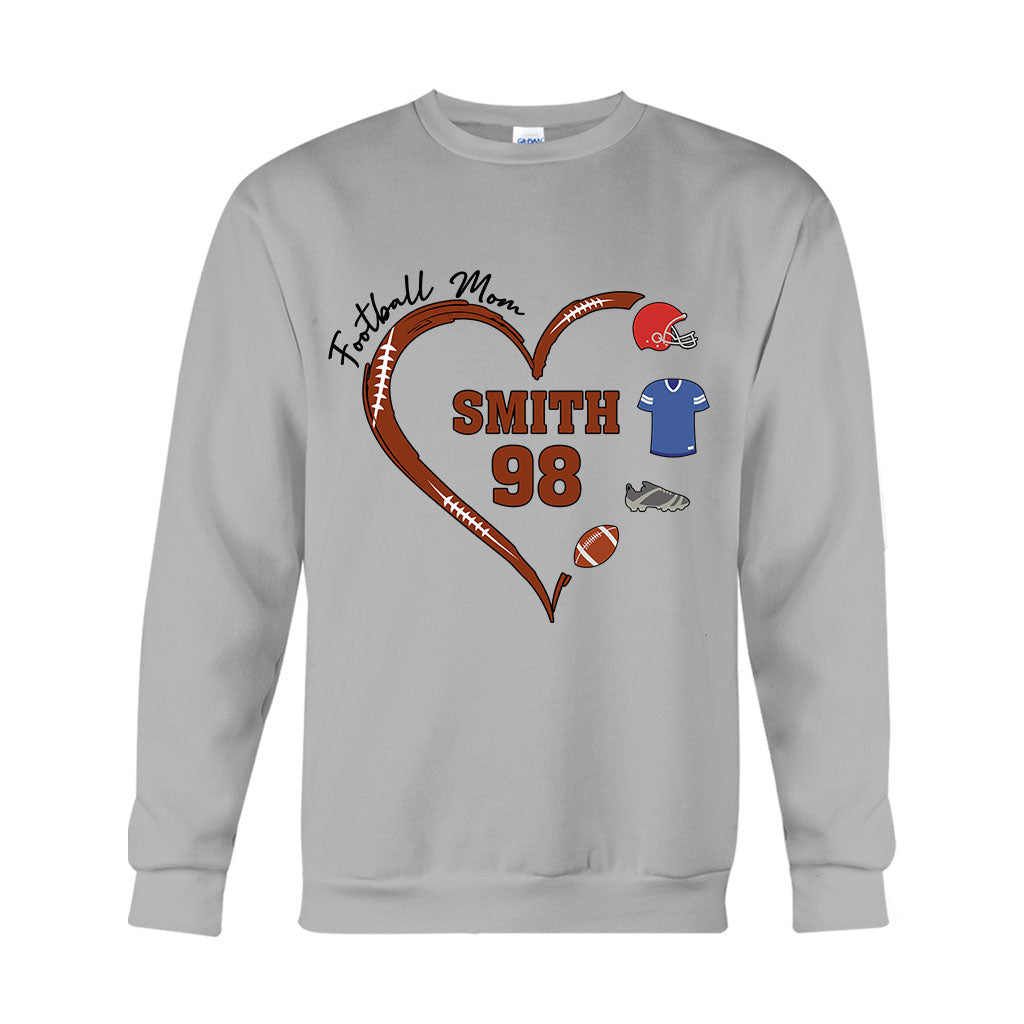 Fußballmama – Personalisiertes Fußball-T-Shirt und Hoodie