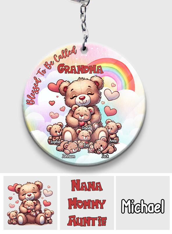Geschenk für Oma und Mama – Personalisierter Oma-Schlüsselanhänger