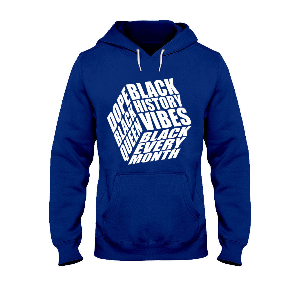 Schwarze Geschichte – Personalisiertes T-Shirt und Hoodie für Afroamerikaner