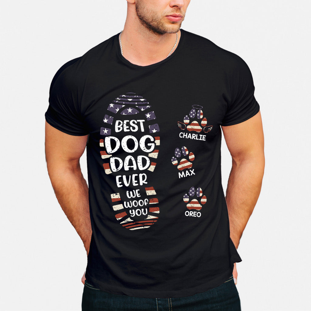 Alles Gute zum Vatertag an den besten Hunde-/Katzenpapa – personalisiertes Vater-T-Shirt und Hoodie