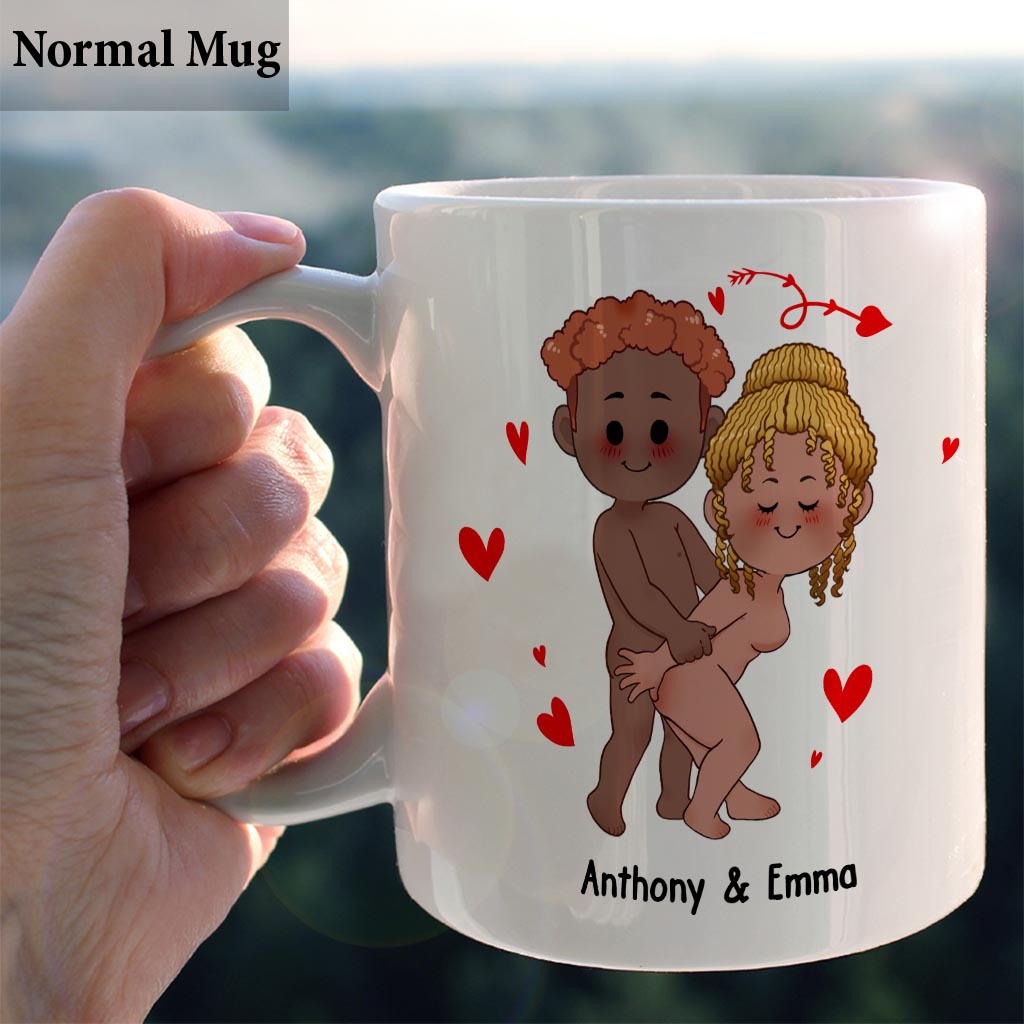 Ich will nur, dass du glücklich bist – Geschenkidee für Paare (Ehemann, Ehefrau, Freund, Freundin) – Personalisierte Tasse
