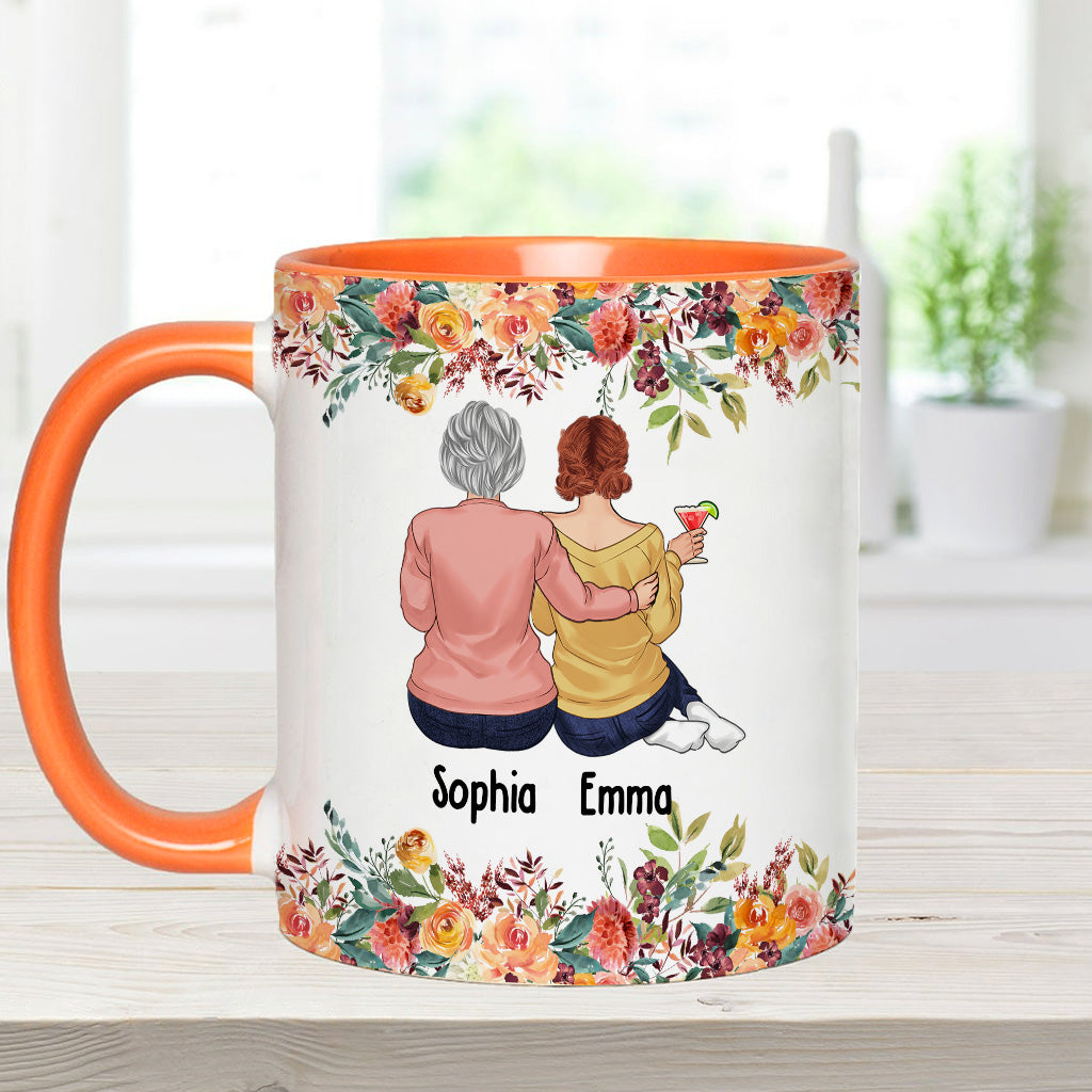 Mutter und Töchter – Personalisierte Tasse mit Muttermotiv