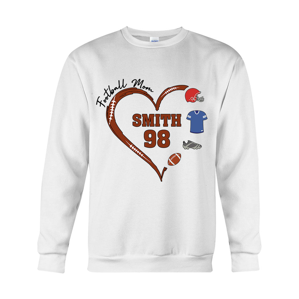 Fußballmama – Personalisiertes Fußball-T-Shirt und Hoodie