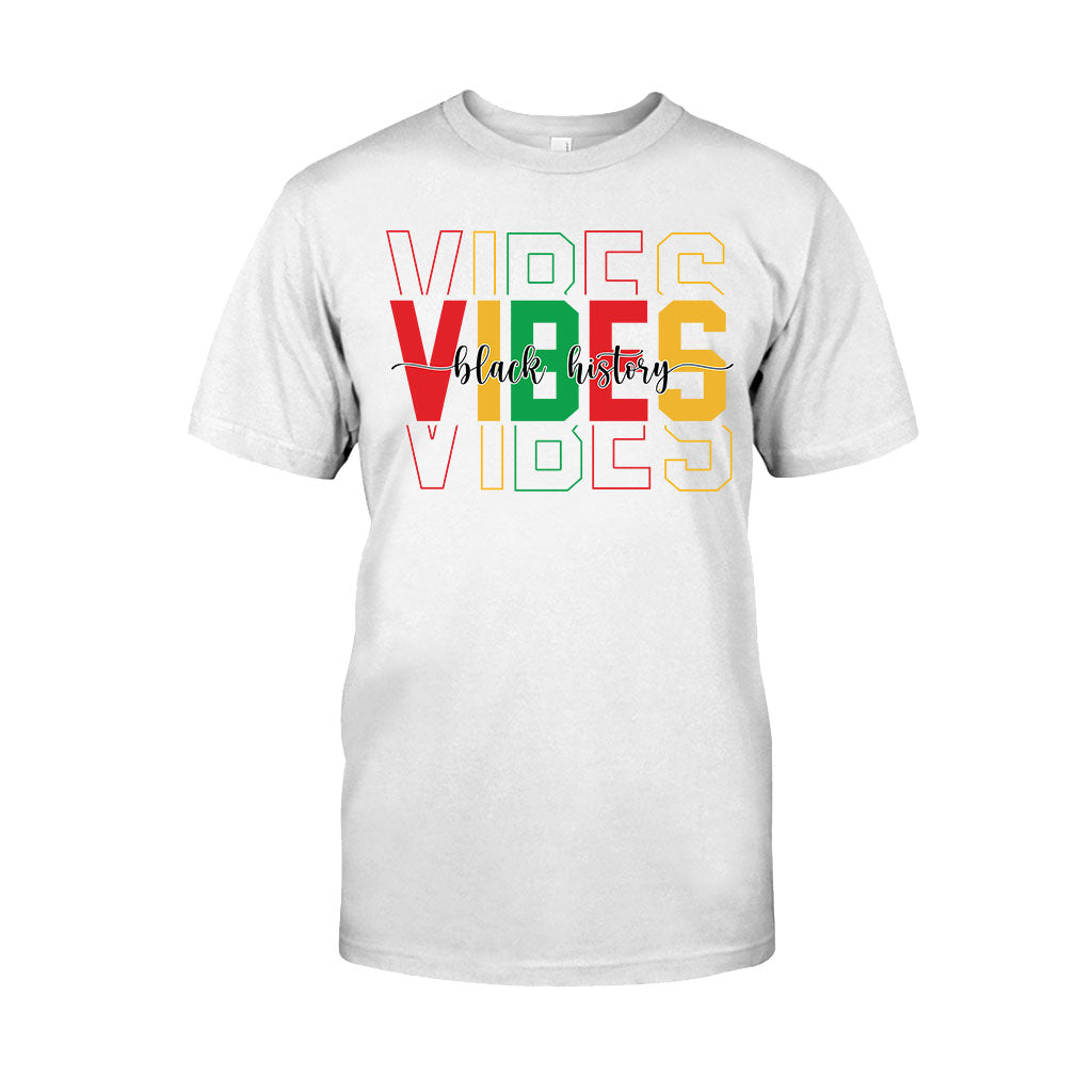 Black History Vibes - Personalized African American T-shirt And Hoodie