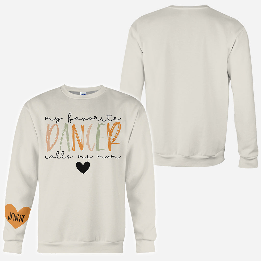Meine Lieblingstänzerin nennt mich Mama – Personalisiertes Ballett-Shirt mit jedem Namen