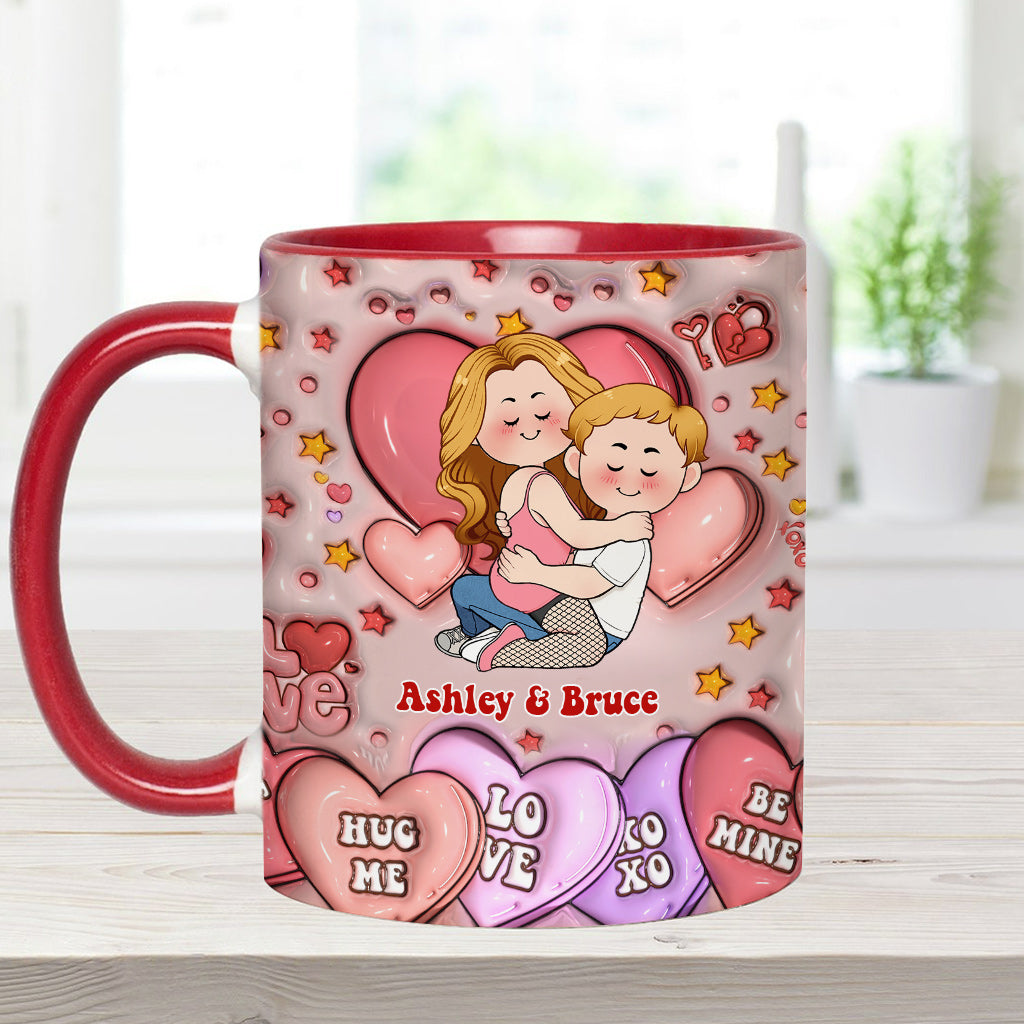 Ich liebe dich – Personalisierte Tasse für Paare