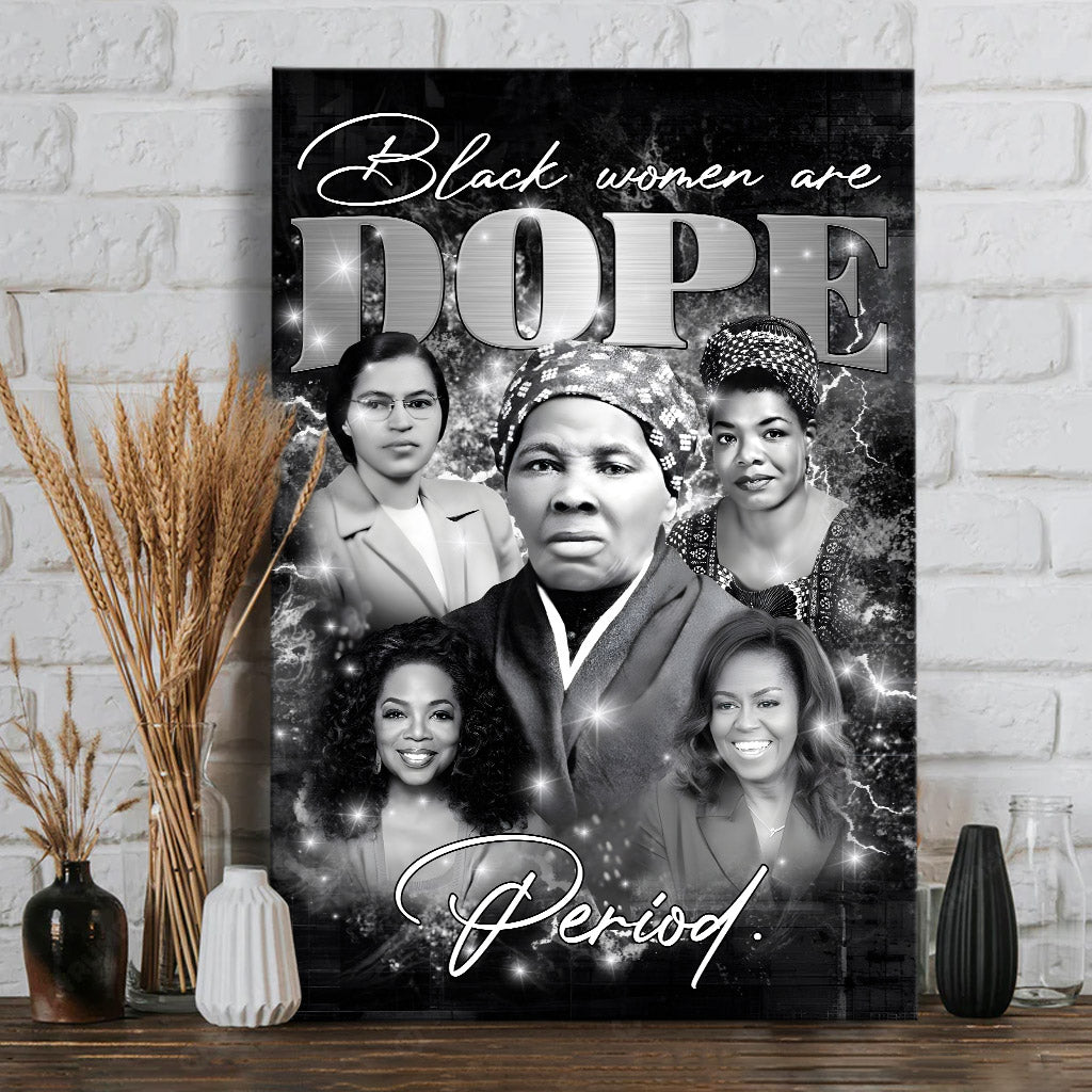 Schwarze Frauen sind großartig! Geschichte – Leinwand und Poster mit afroamerikanischen Motiven