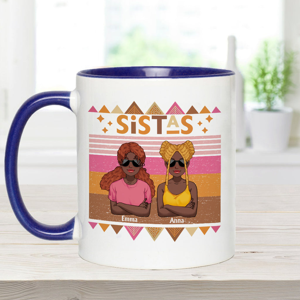 Black Girl Magic - Personalized African American Accent Mug
