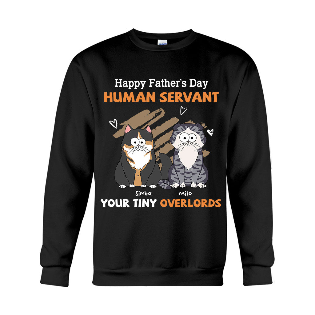 An meinen menschlichen Diener – Personalisiertes Katzen-T-Shirt und Hoodie