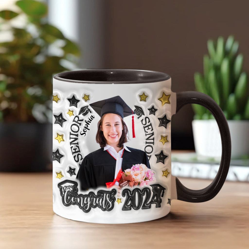 Abschlussjahrgang 2024 – Personalisierte Tasse mit Abschlussakzent