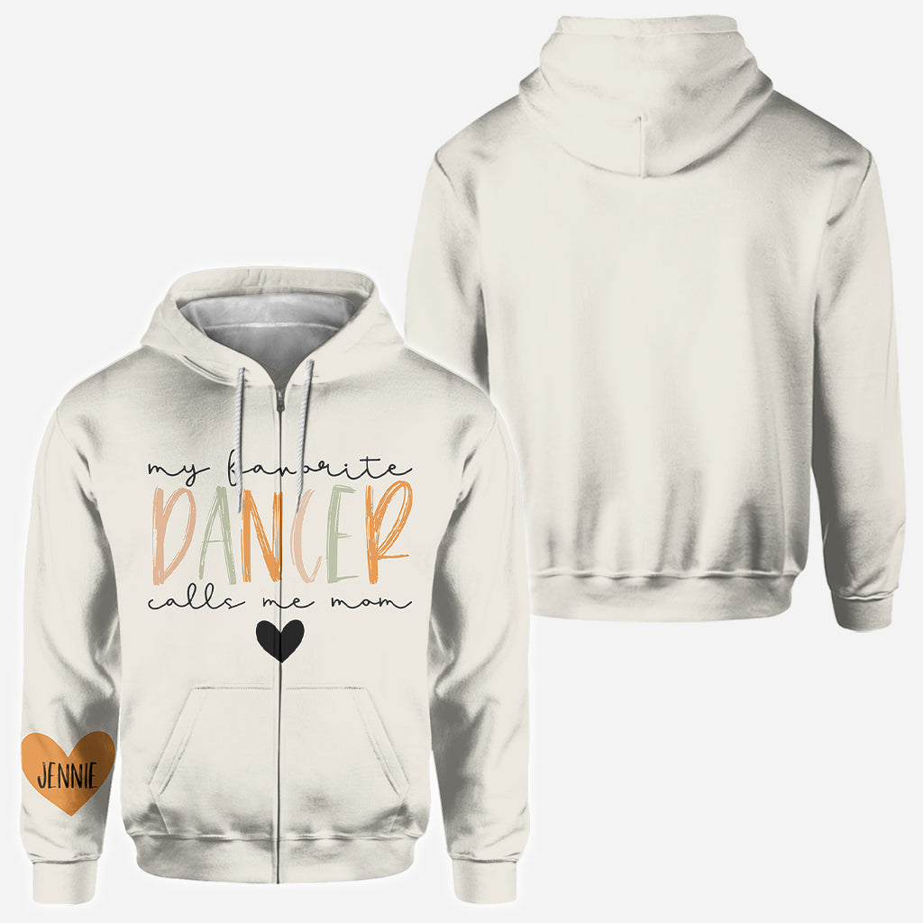 Meine Lieblingstänzerin nennt mich Mama – Personalisiertes Ballett-Shirt mit jedem Namen