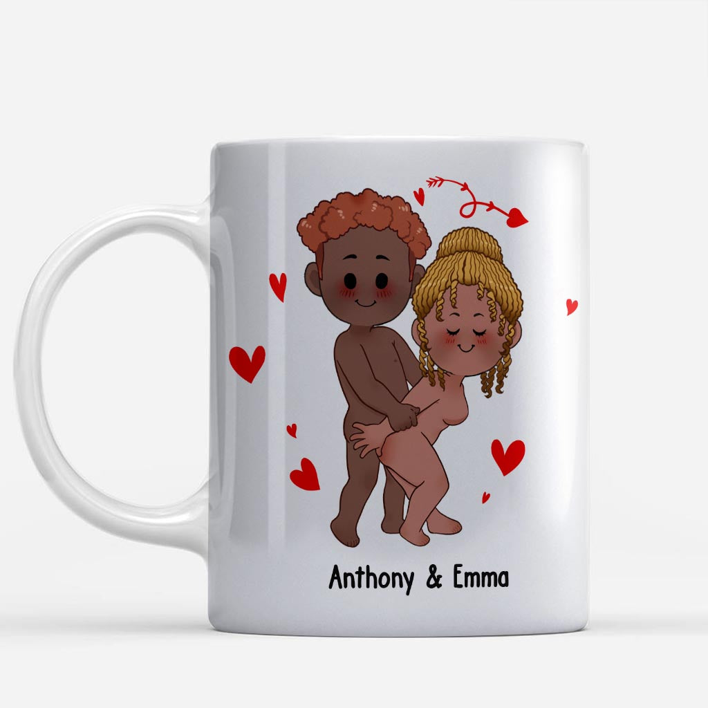 Ich will nur, dass du glücklich bist – Geschenkidee für Paare (Ehemann, Ehefrau, Freund, Freundin) – Personalisierte Tasse