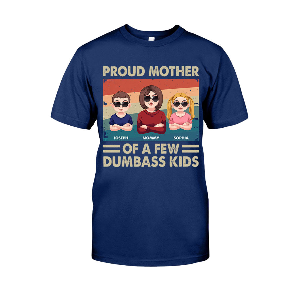 Stolze Mutter mehrerer Kinder – Personalisiertes Mutter-T-Shirt und Hoodie