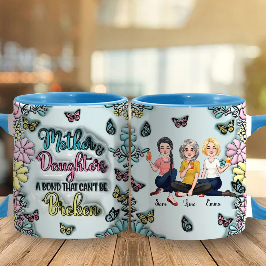 A Bond That Can't Be Broken - Personalized Mother Accent Mug