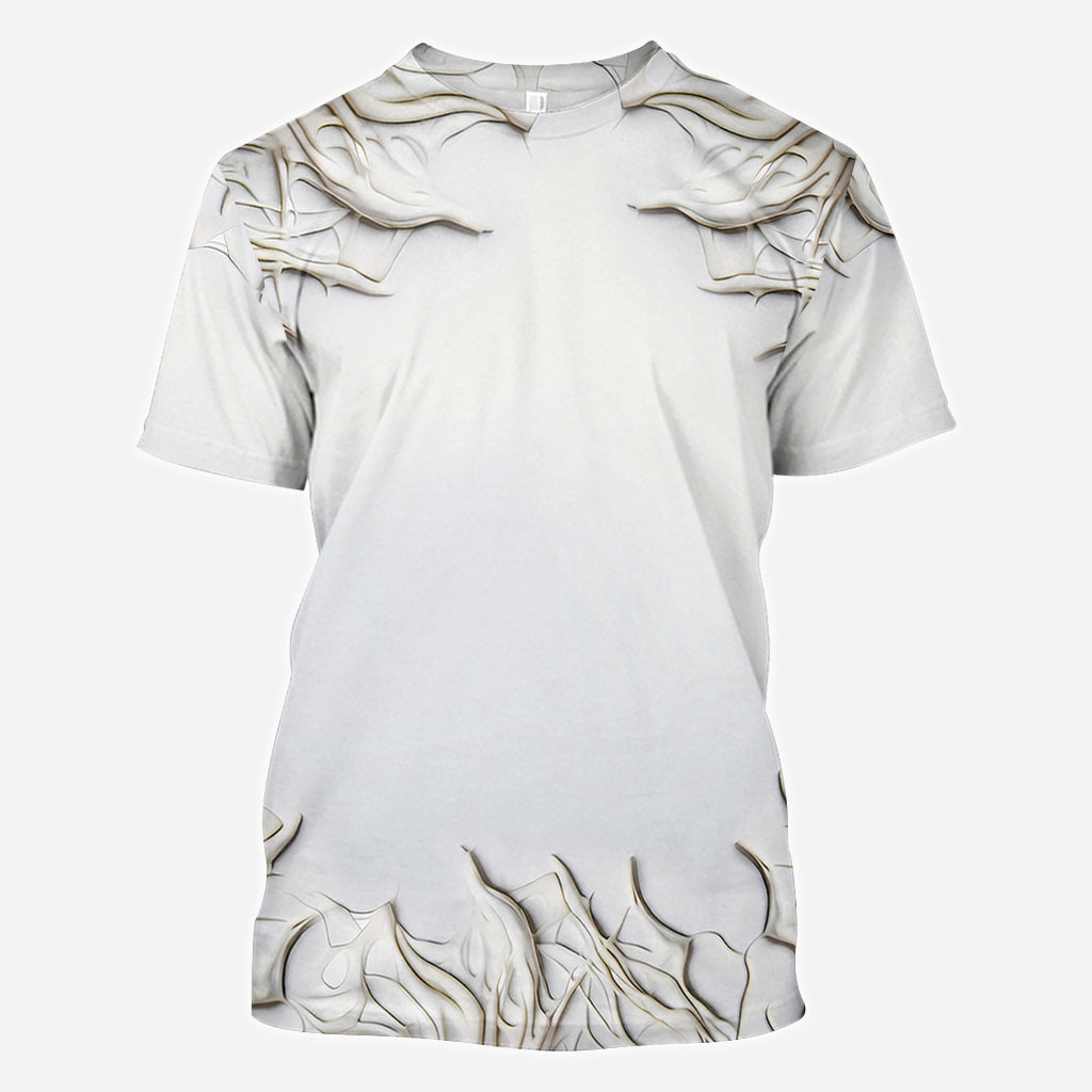 Wunderschönes weißes Skelett – personalisiertes Totenkopf-Shirt