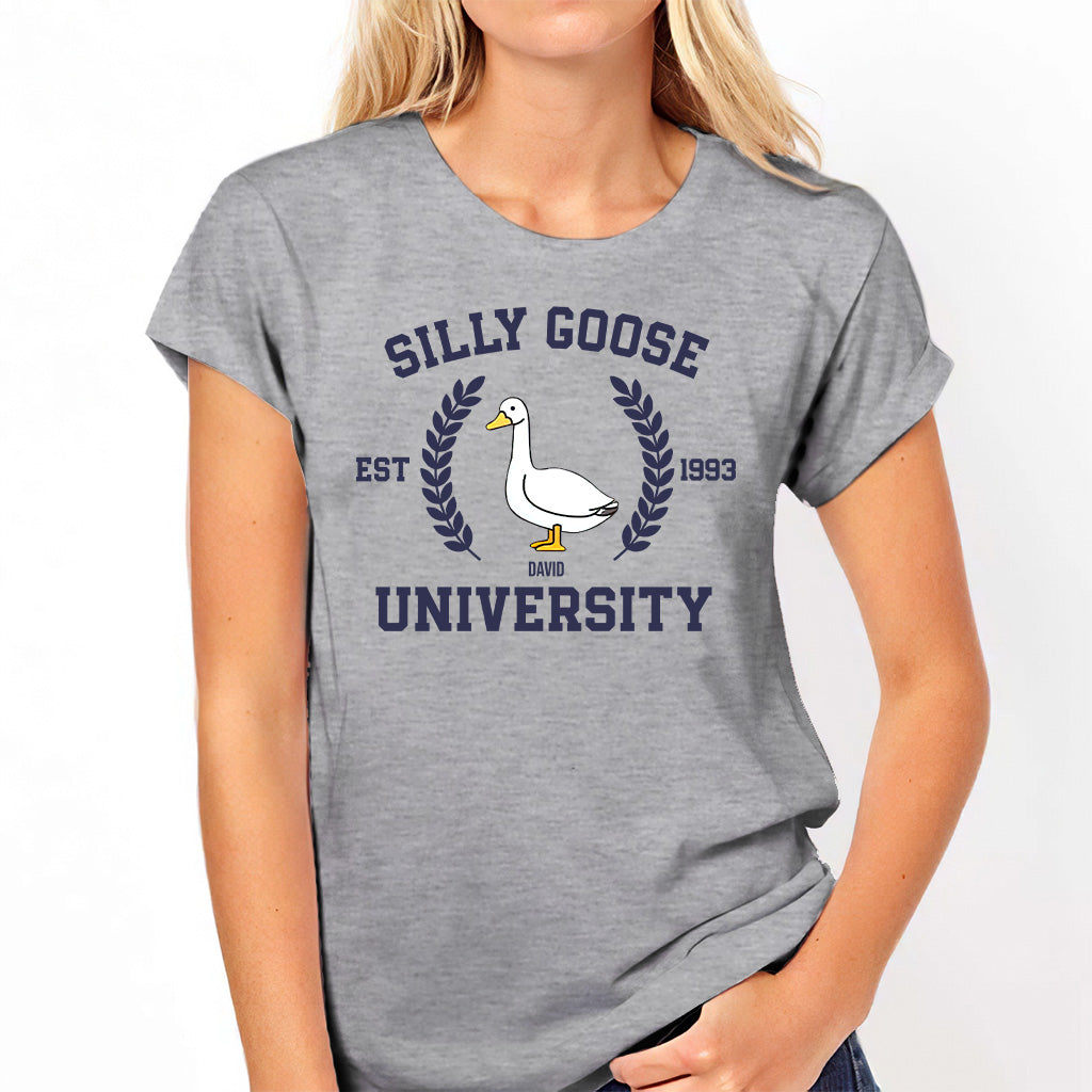 Silly Goose University – Personalisiertes Sarkasmus-T-Shirt und Hoodie