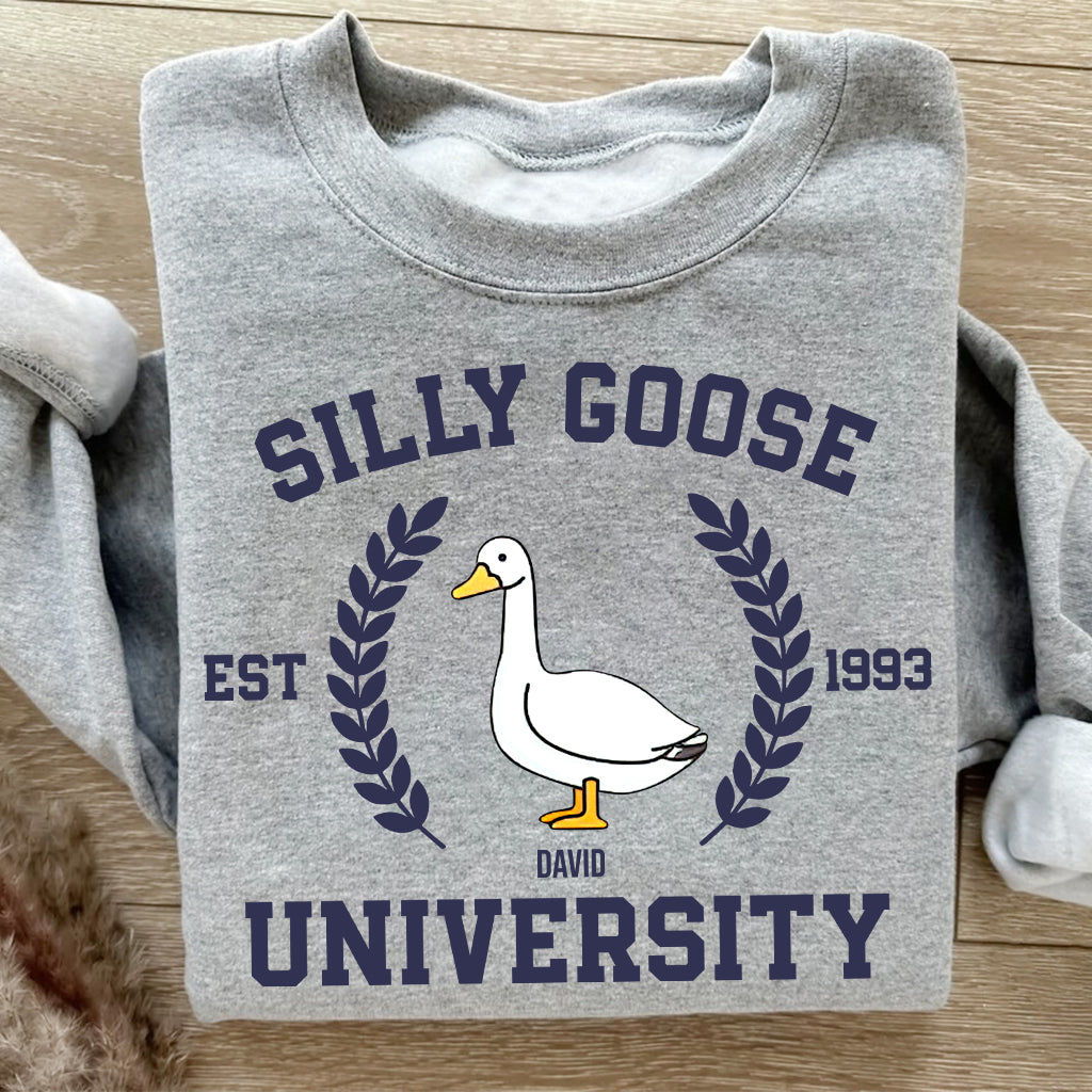 Silly Goose University – Personalisiertes Sarkasmus-T-Shirt und Hoodie