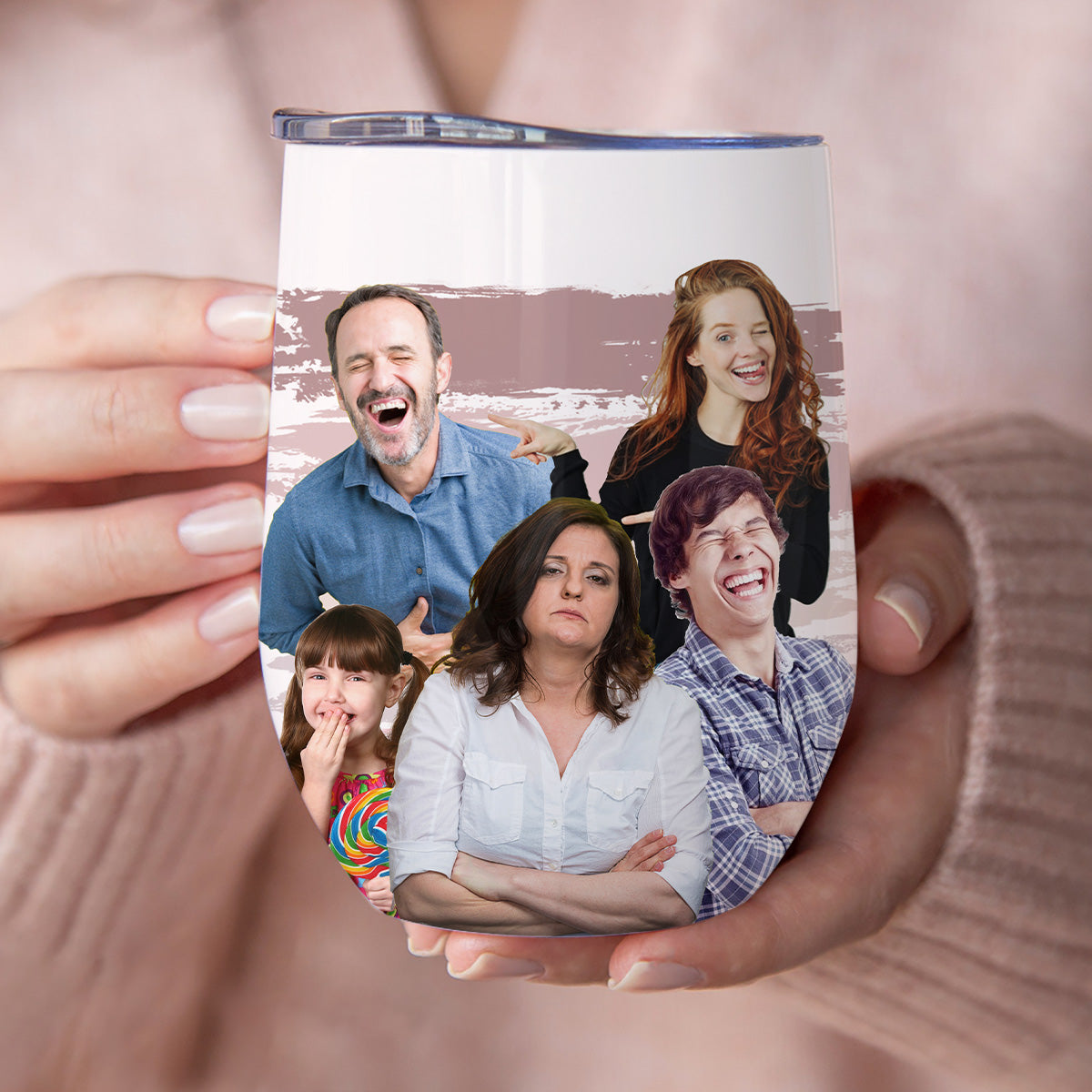 Mom's Reasons To Wine - Personalized Mother Wine Tumbler