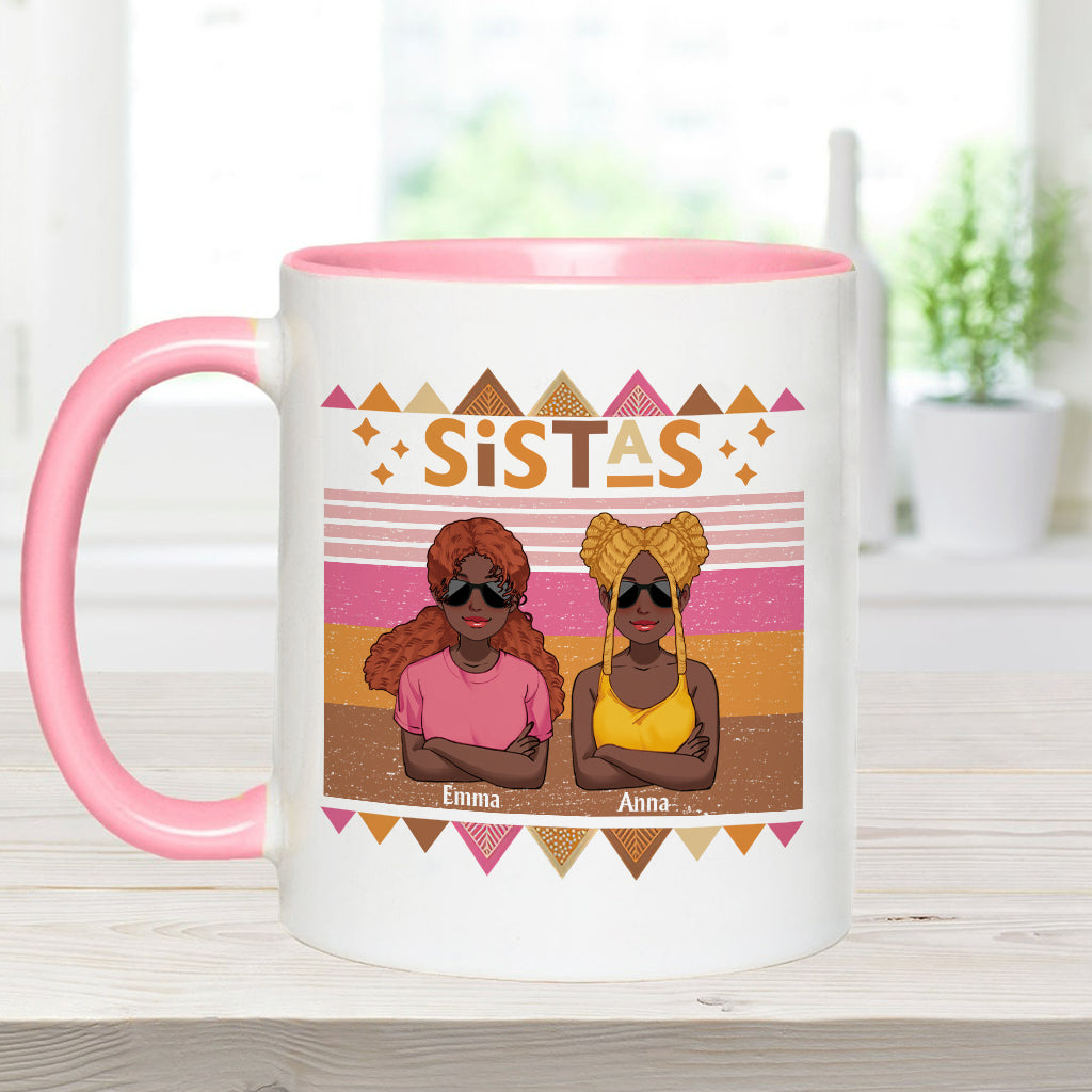 Black Girl Magic - Personalized African American Accent Mug