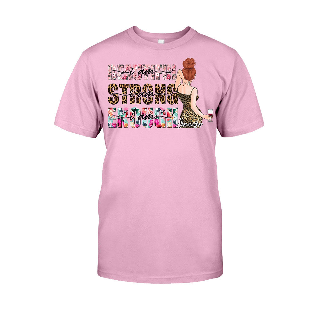 Positive Affirmationen zur Selbstliebe – Personalisiertes T-Shirt und Hoodie