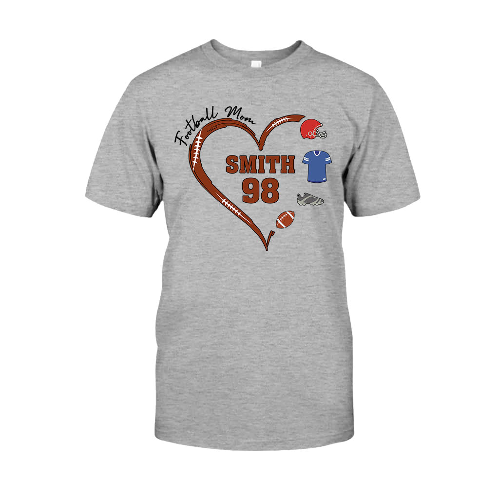 Fußballmama – Personalisiertes Fußball-T-Shirt und Hoodie