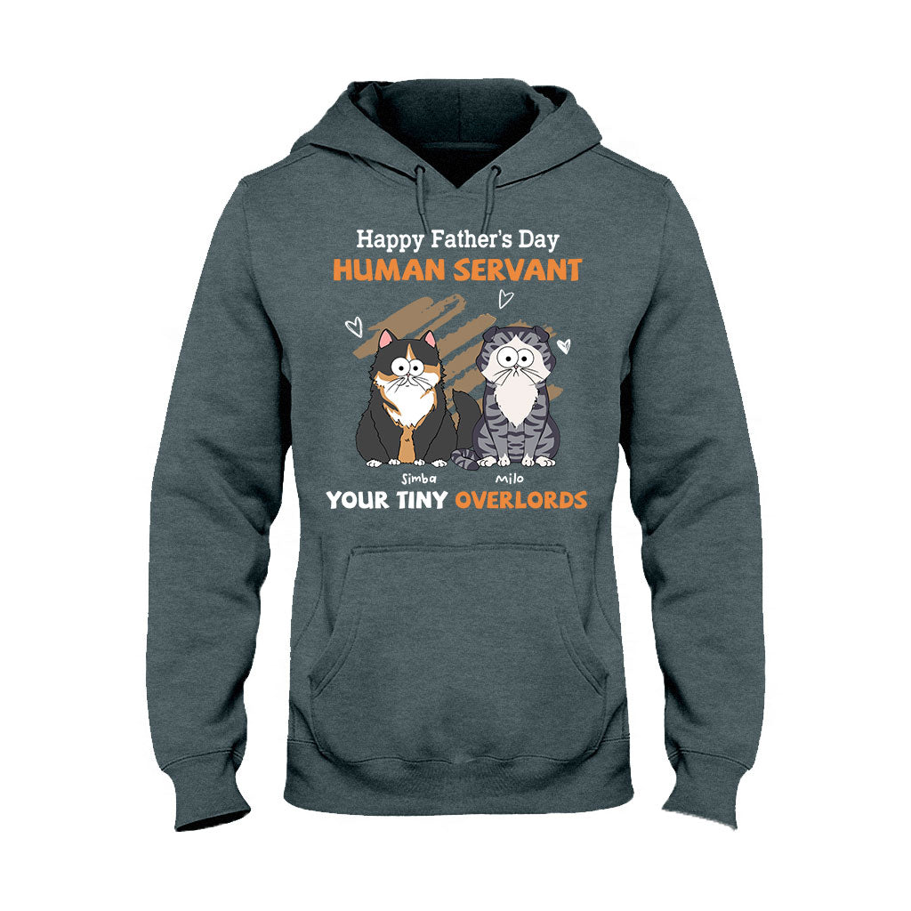 An meinen menschlichen Diener – Personalisiertes Katzen-T-Shirt und Hoodie