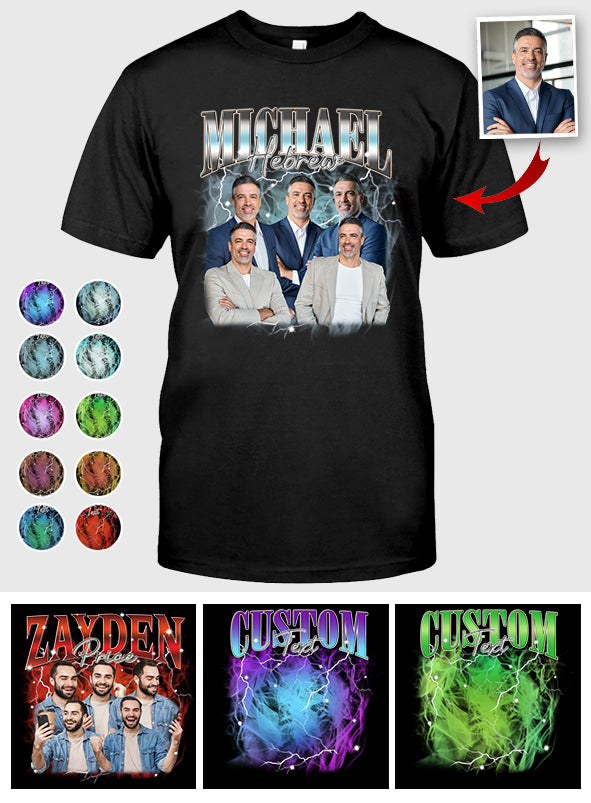 Individueller Text und Fotos – das perfekte Geschenk für jeden Anlass – personalisiertes T-Shirt und Hoodie