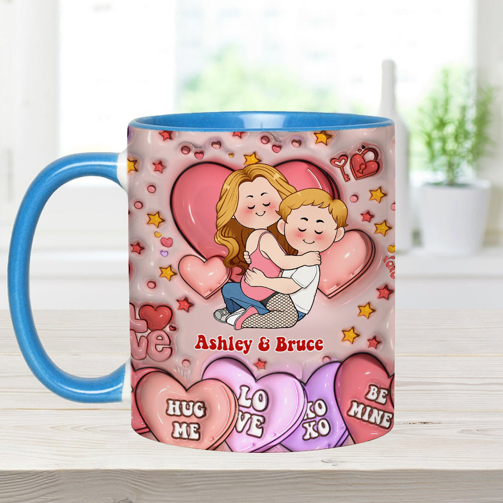 Ich liebe dich – Personalisierte Tasse für Paare