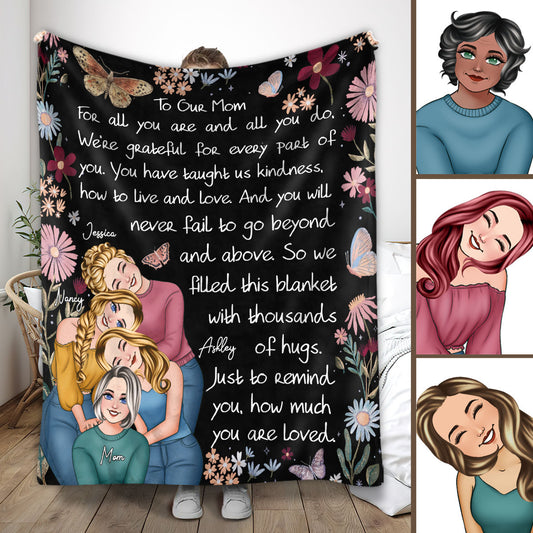 Für unsere Mutter/Mama... - Personalisierte Mutterdecke